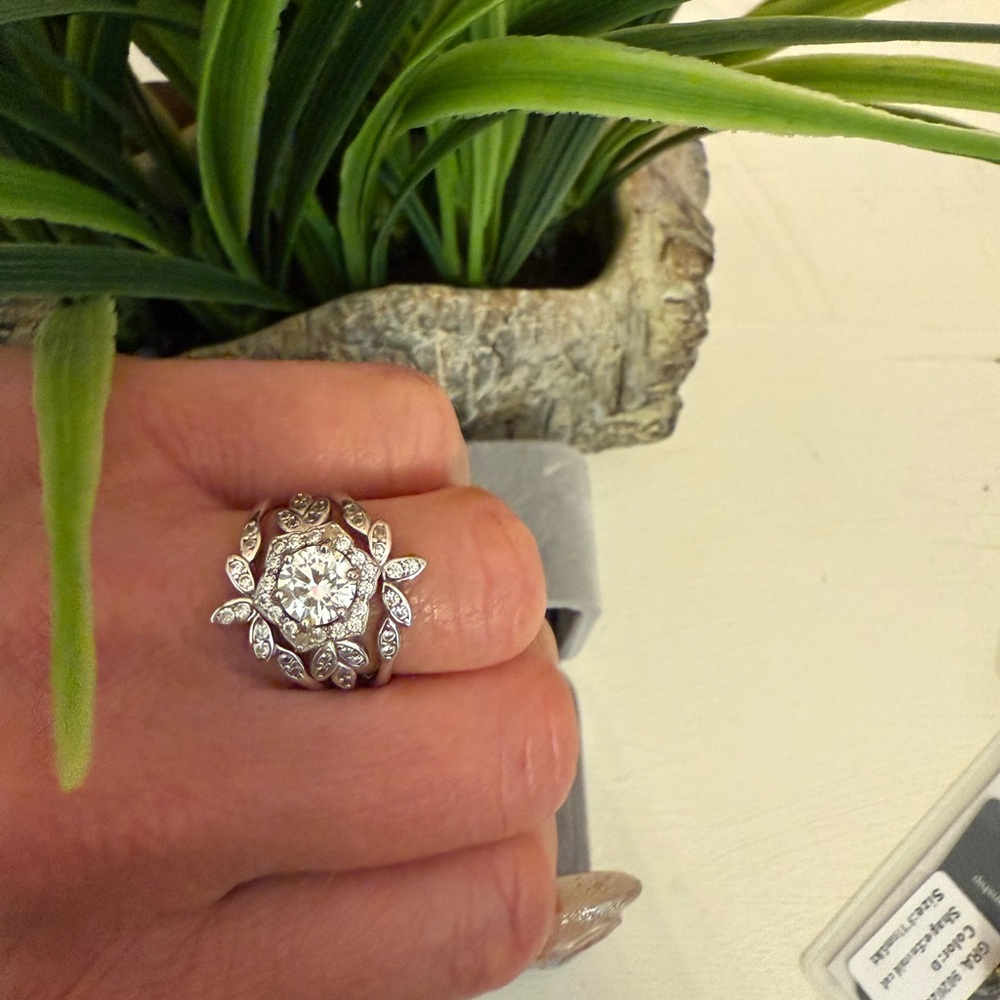 1 karat Moissanite ring